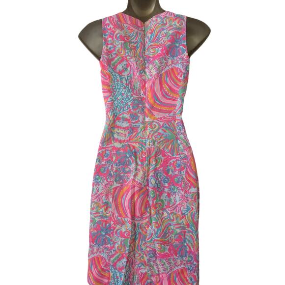 NWT Sz 2 Lilly Pulitzer RYDER SWISH FISH Shift Sundress Dress - Picture 5 of 7